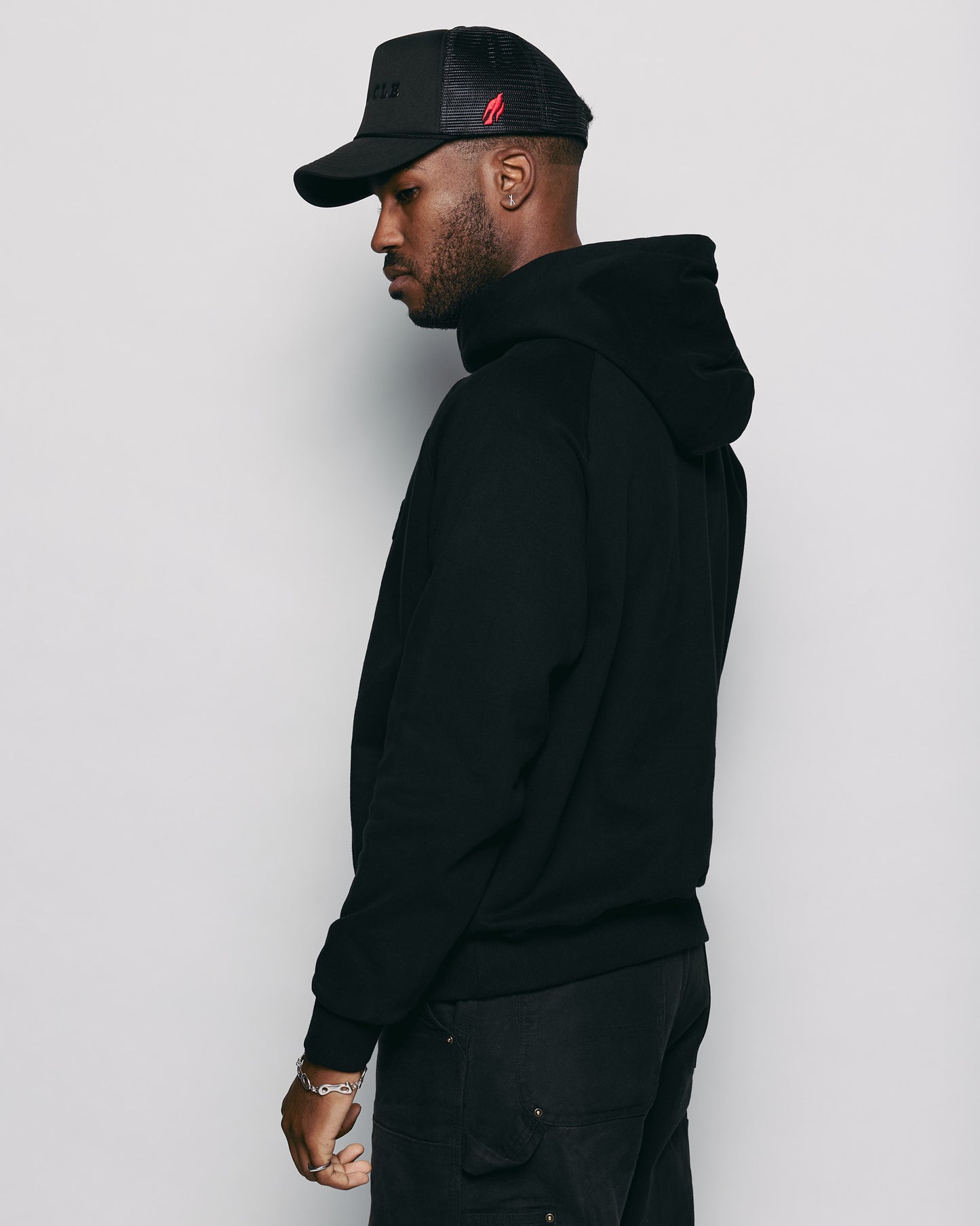 Core Black Hoodie